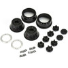 Pro-Line 2811-03 1/10 Raid Bead-Loc Fr/Rr 2.2"/3.0" 12 & 14mm SC Wheels (2) Silvr/Blk