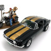 Pioneer P150 Mustang Fastback GT Black/Gold Route 66 Slot Car 1/32 Scalextric DPR