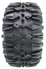 NHX RC P3 2.2" Air Wide Tall Crawler Tires w/ Beadlock Wheel (4) for TRX-4 SCX10	-Black/SkyBlue
