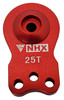 NHX RC Aluminum 25T 3 Holes Adjustable Servo Savor -Red