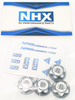 NHX RC 1/8 17mm Aluminum Spider Wheel Nuts (4) -Titanium