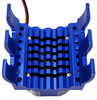 NHX RC 1/8 Colorful LED Aluminum Heatsink High Speed Cooling Motor Fan -Blue