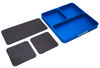 NHX RC Aluminum Magnetic Screw Nut Gasket Storage Tool Tray -Blue