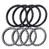 GPM Aluminum Replacement Wheel Rings Full Set Black (4 Wheels) for X-Maxx