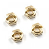 Yeah Racing TR4M-005GD Brass Hex Adaptor for Traxxas TRX-4M