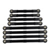 GPM Alum Adjustable Tie Rods Black for 1:18 TRX4M Ford Bronco / L Rover Defender