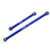 GPM Aluminum 7075-T6 Front Steering Link Rods Blue for Axial 1/18 UTB18 Capra