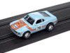 Auto World Super III 1970 Ford Boss Mustang Gulf Blue Version A HO Scale Slot Car