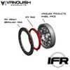 Vanquish VPS07804 1.9 Aluminum KMC KM445 Impact Beadlock Wheels Red (2)