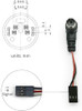 Radiolink Wireless Trainer Cord Cable for Airplane Flight Training Works with AT9S/AT9S Pro/AT10/AT10II/T8FB/T8S