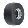 Pro-Line 10218-10 1/16 Reaction Rear Tires MTD 8mm Black/Silver Wheels (2) Losi Mini Drag
