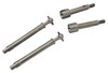 NHX RC Stainless Steel Front Axles Shaft with Dogbone 2.8mm 2pc for Axial SCX24