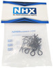 NHX RC Body Clips for 1/8 1/6 SCX6 Scale 10pc -Black