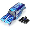 Pro-Line 3593-13 1/10 Grave Digger Ice Blue Painted Body Set for Losi LMT