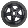 NHX RC 1/8 On Road Touring Car Tires with Black 17mm Hex 5-Spoke Rims (4) - Hobao GTLE / GTSE / VTE