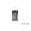 SSD RC SSD00038 1.9" Aluminum Assassin Beadlock Wheels Black (2)