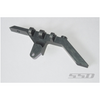 SSD RC SSD00060 Diamond Front Axle Upper Link Mount Grey for Wraith / AX10