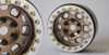 SSD RC SSD00233 Aluminum 1.9" Contender Beadlock Wheels Bronze (2)