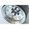 SSD RC SSD00270 Aluminum 1.9" 8 Hole Beadlock Wheels Chrome (2)