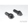 SSD RC SSD00410 Black M2.5 x 10mm Scale Wheel Bolts (30)