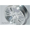 SSD RC SSD00470 Aluminum 2.2" V Spoke Drag Front Wheels Silver (2)