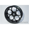 SSD RC SSD00473 Aluminum 2.2" 5 Hole Drag Front Wheels Black (2)