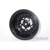 SSD RC SSD00523 2.2"/3.0" Aluminum 5 Hole Drag LW Rear Wheels Black (2)