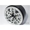 SSD RC SSD00531 Aluminum 1.9" Toycoma Beadlock Wheels Silver (2)