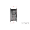 SSD RC SSD00531 Aluminum 1.9" Toycoma Beadlock Wheels Silver (2)