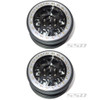 SSD RC SSD00555 Aluminum 2.9" Boxer Beadlock Wheels Black (2)