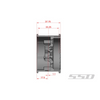 SSD RC SSD00569 Aluminum 2.2" Boxer PL Beadlock Wheels Silver (2)