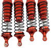 NHX RC Adjustable Front Rear Shocks Damper for 1/8 Kraton Outcast Typhon - Red