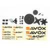 Savox SW1210SGP HV Digital Servo w/ Soft Start .13sec / 444.4 @ 7.4V - Blue Edition