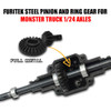 Furitek Steel Pinion And Ring Gear for Monster Truck 1/24 Axles