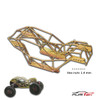 Furitek OLYMPUS Titanium Rolling Cage For Axial SCX24 Gold