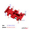 Furitek LCG Aluminum Skid Plate Red for Grasshopper Kit / Scythe V2 Kit