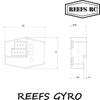 Reef's RC REEFS144  Aluminum Drift Gyro Purple for 1/10 & Mini Drift RC Cars