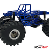 Furitek Rampart Frame Kit for FCX24 Max Smasher Alum Blue Pro Version w/Link & Steering Link