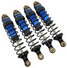 NHX RC Adjustable 106.5mm Alum F/R Shocks (4) for 1/10 Slash Stampede Bandit Arrma -Blue