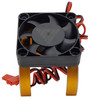 NHX RC 1/8 Side Mount Alum Heatsink with Twin 40mm Cooling Fans  -Gold