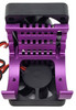 NHX RC 1/8 Side Mount Alum Heatsink with Twin 40mm Cooling Fans  -Purple