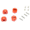 GPM Aluminum Hex Adapters 8mm Thick Orange for Traxxas Ford GT 4-Tec 2.0 / 3.0