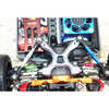GPM Alum F&R Tie Rods w/Stabilizer for C Hub + Whole Car Tie Rods Orange for 4-Tec 2.0/3.0