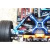 GPM Alum Rear Tie Rods w/Stabilizer Car Tie Rods Blue for Ford GT 4-Tec 2.0/3.0