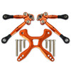 GPM Alum Rear Tie Rods w/Stabilizer Car Tie Rods Orange for Ford GT 4-Tec 2.0/3.0