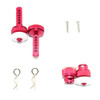 GPM Aluminum Front & Rear Magnetic Body Mount Red for Traxxas Ford GT 4-Tec 2.0