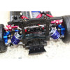 GPM Alum F/R Shock Towers + Fr 53mm + Rr 50mm Oil Filled Shock Blue for 4-Tec 2.0/3.0