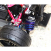 GPM Aluminum Front 50mm+ Rear 47mm Oil Filled Shocks Grey for Ford GT 4-Tec 2.0