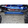 GPM Aluminum Chassis Nerf Bars (Longer Version) Blue for Traxxas Hoss 4X4 VXL