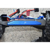 GPM Aluminum Chassis Nerf Bars (Longer Version) Blue for Traxxas Hoss 4X4 VXL